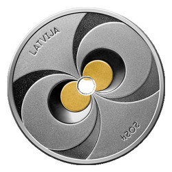 Energiemünze Lettland...